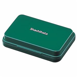 (まとめ) シヤチハタ スタンプ台 小形 緑 HGN-1-G 1個 (×10セット)