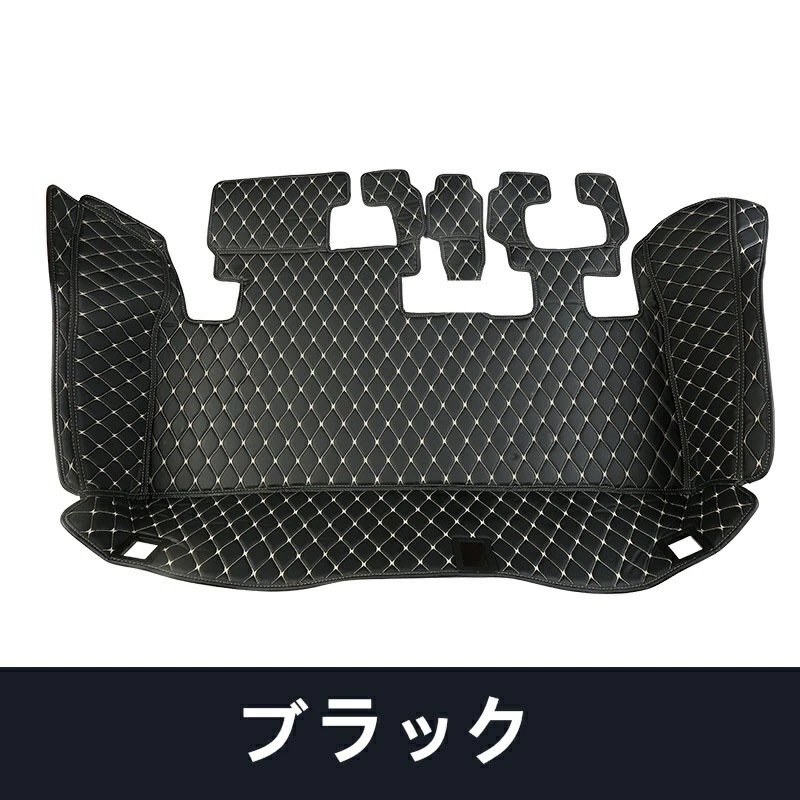 トヨタ・シエナ Sienna 3代目 用 車のトランクマット 防水 カーゴマット ラゲッジマット レザー トランクトレイ 1ピース 2色選択 7906