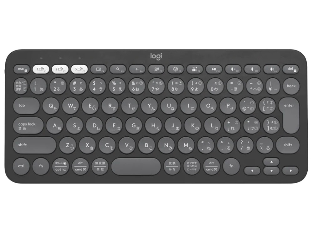 PEBBLE KEYS 2 K380S K380sGR [グラファイト] ワイヤレスキーボード