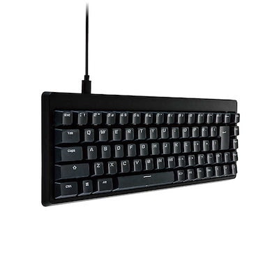 他サイト： エレコム　ELECOM　ゲーミングキーボード V custom 有線 着脱式 メカニカル ネオクラッチキーキャップ 65%サイズ スピードリニア(銀軸)　TK-VK200SBKの商品画像
