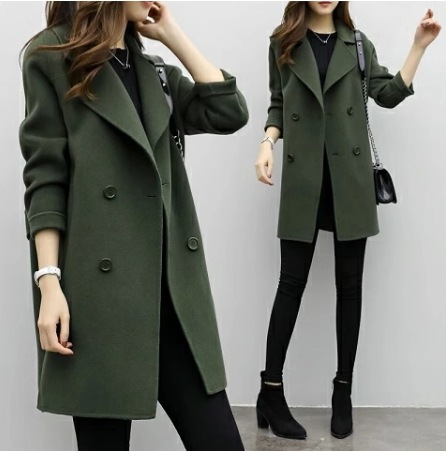 ウールジャケット ミディアムロング アウター コート 快適 着心地 かわいい 大人可愛い きれいめ シンプル カジュアル 大人 上品 おしゃれ お洒落 かっこいい レトロ 大人女子 こなれ感 ラフ