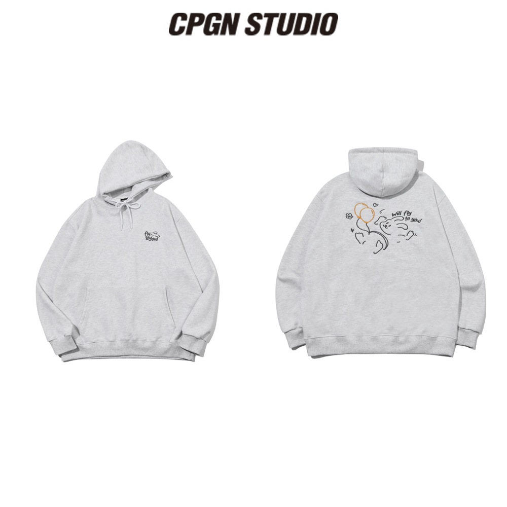 【CPGN STUDIO】 Fly To You Embroidery Hoodie