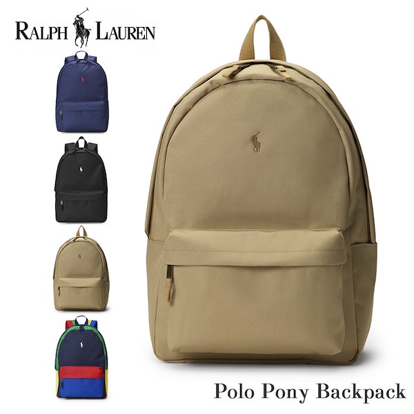 Qoo10] POLO Ralph Lauren ポロポニー ワンポイント バッグパック