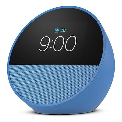 他サイト： Echo Spot（2024年発売）- オーシャンブルーの商品画像