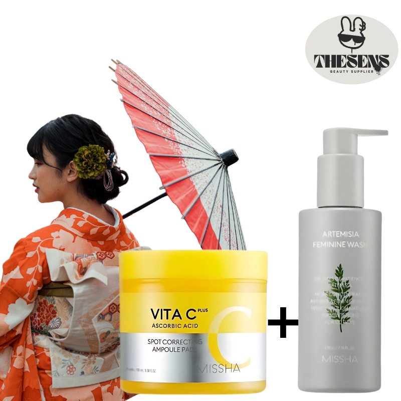 クソニンジン（糞人参）弱酸性 女性用クレンザー 210 mL 無香料 低刺激 クレンザー + Vita C Plus スポット アンプルパッド 70枚入り韓国製 スキンケア