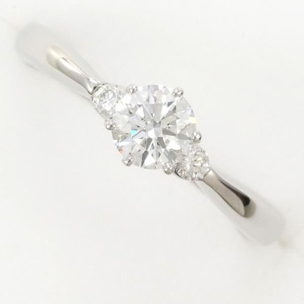 PT900 プラチナ リング 10号 ダイヤ 0.405 VVS2 0.06 鑑定書 中古