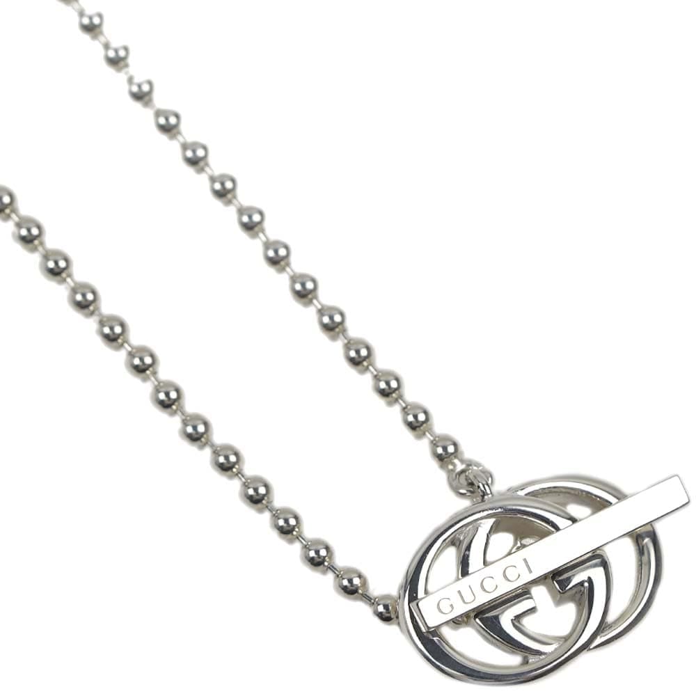 グッチ ネックレス ペンダント Gロゴモチーフ シルバー GUCCI 216435-J8400-8106XXL