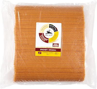 他サイト： ALCE NERO(アルチェネロ) 有機 全粒粉 スパゲッティ 1.6mm 5kg (オーガニック イタリア産 食物繊維 胚芽 ゆで時間8分)の商品画像