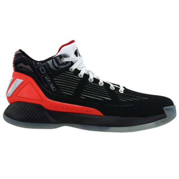 カジュアル adidasD Rose 10 Basketball Mens Black Sneakers Athletic Shoes EH2000