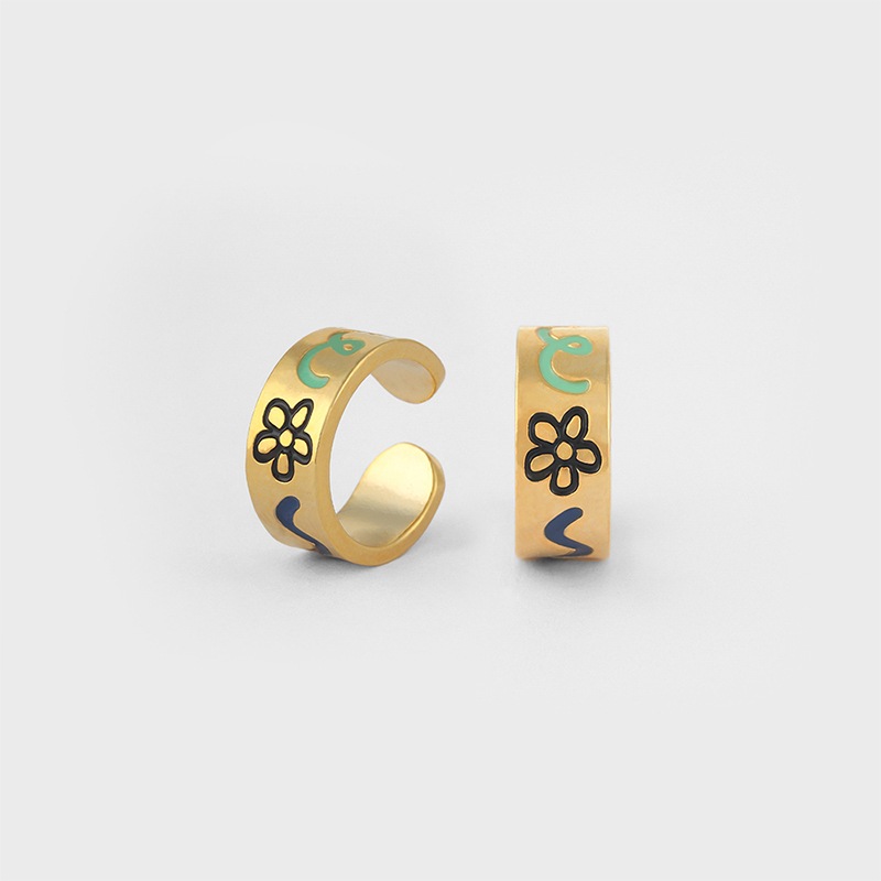 DOODLE EARCUFF(5mm) SILVER925(18K GOLD PLATED)