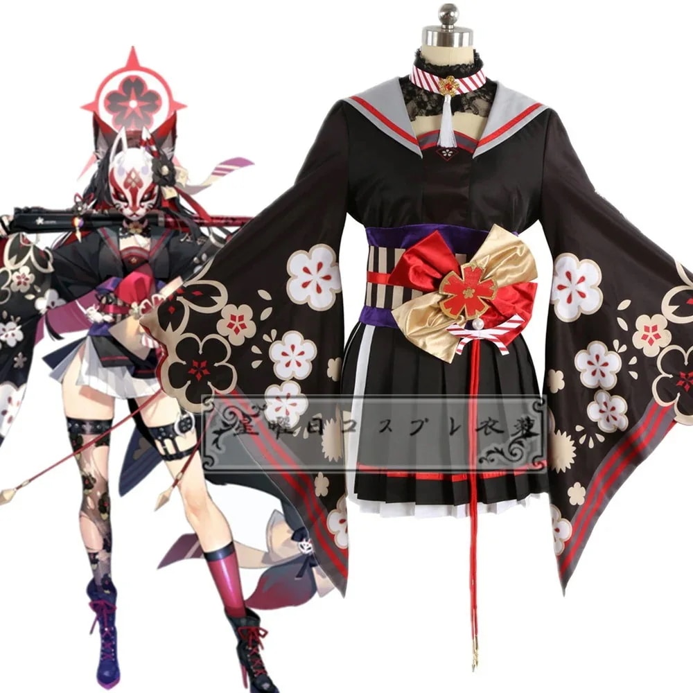 コスチューム 和服 コスプレ衣装 JK 狐坂ワカモ ハロウィン期間限定30％ ブルーアーカイブパーティーイベント用品コスプレ変装仮装 15,353円