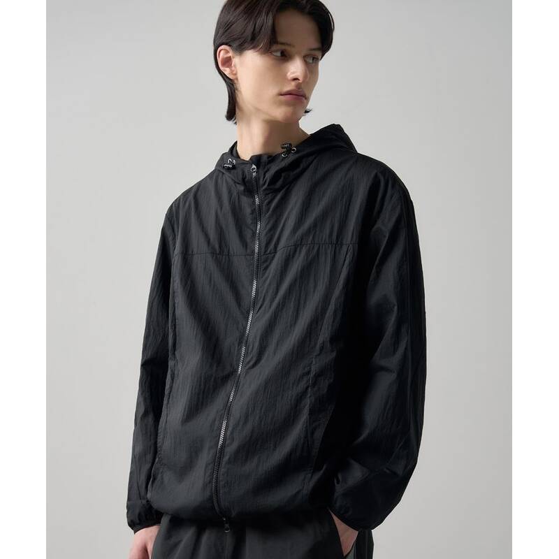 DRAW FIT パッカブル シアー ウィンドブレーカー [BLACK] DFJK5103BK 372666