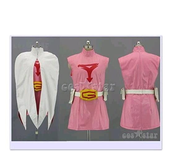 科学忍者隊ガッチャマン 白鳥ジュン風 G-3号 コスプレ衣装 ディズニークリスマスハロウィン　イベント仮装 　コスチューム