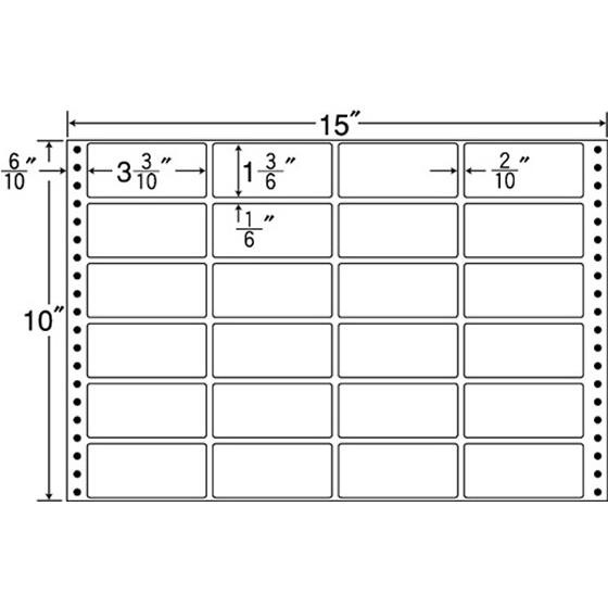連続ラベルナナフォーム 15×10インチ 24面 500折 NANA M15F
