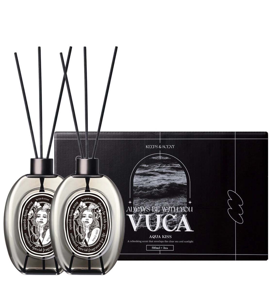 vuca AQUA KISS ディフューザー 510ml 2set 大容量 セント クラシック 5,900円