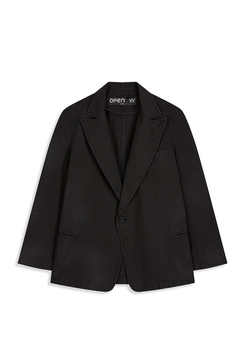 【OPEN Yy】 WASHED JACKET : BLACK