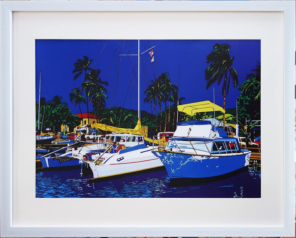 鈴木英人【マリンウィスパー】アートプリント額装