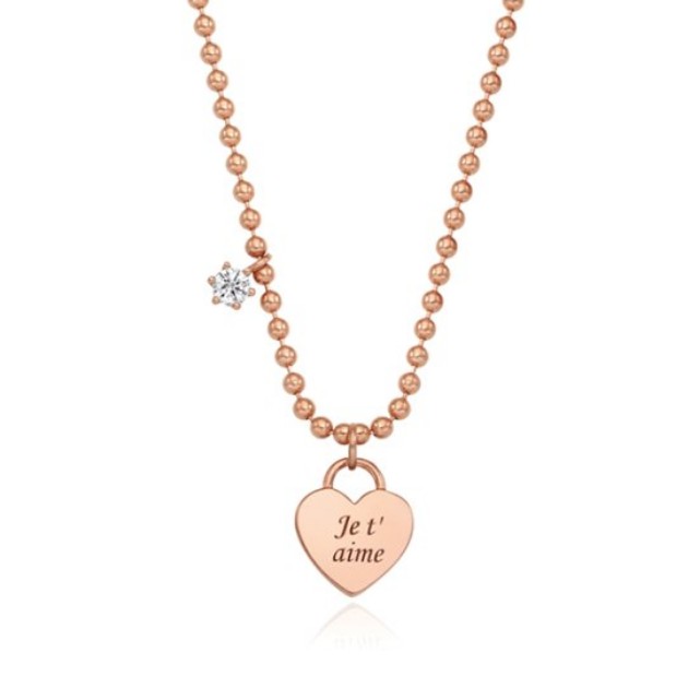 シルバーハートのネックレス SC1772