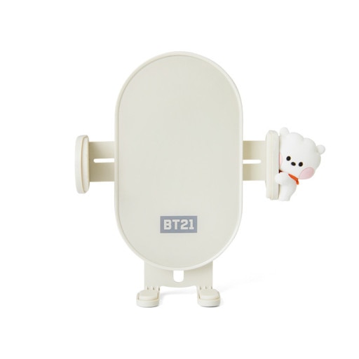 LINE FRIENDS BT21 CHIMMY 車用ワイヤレス高速充電スタンド Amazon.co.jp: 公式 BT21 車 ワイヤレス 高速 充電器 Car