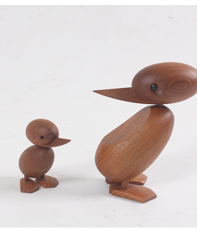 木製玩具 フィギュア 無垢材の装飾木製のアヒルホームセンターの工芸品木のおもちゃギフトアメ