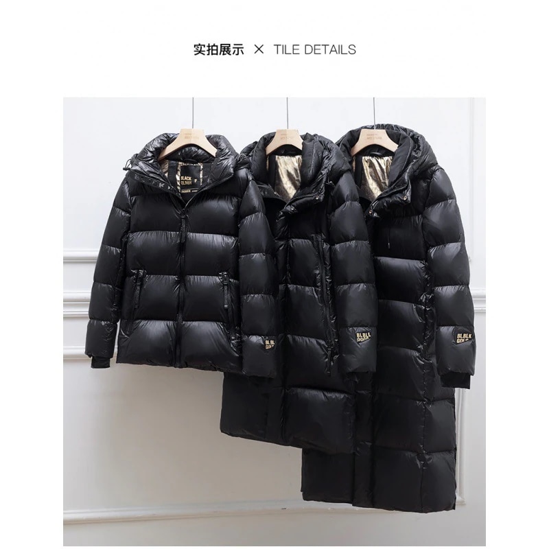 ホワイトダックダウンブラックゴールドシリーズ 24 の新韓国スタイルダウンジャケット女性の黒のダウンジャケットトレンディ 5,828円