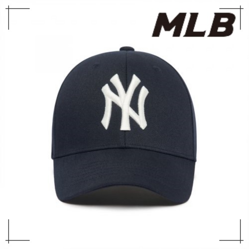 MLB公式正規品 キャップ New Fit Stretch Ball Cap NY (Navy)