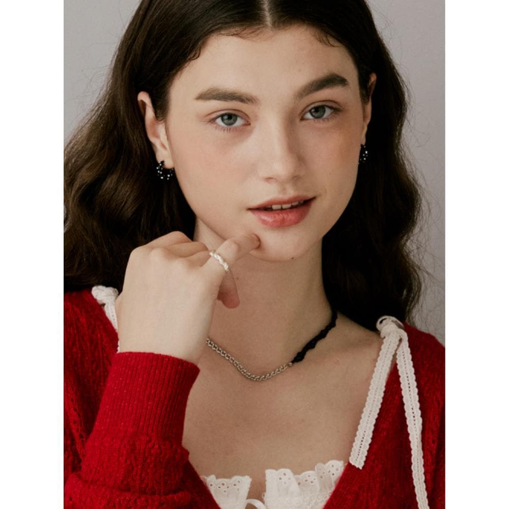 VINTAGE HOLLYWOOD 925 Silver Twist Rope Ring VH2435RI006