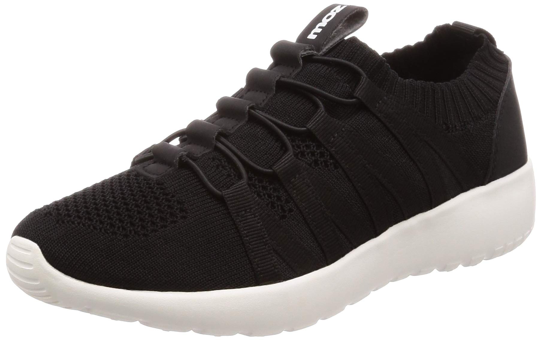 [モズ] ゴムひもスリッポン MZ61801 ブラック 24 cm