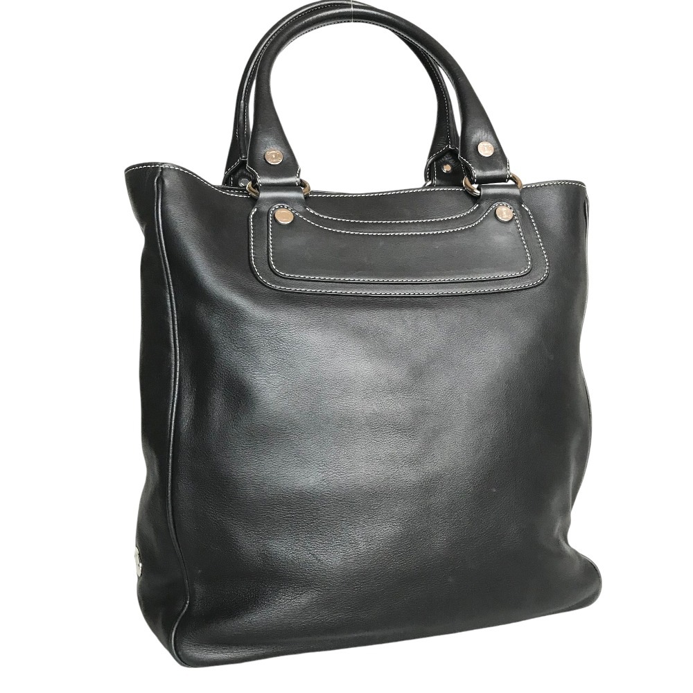 鑑定済 ハンドバッグ ブギーバッグ トートバッグ レザー ブラック レディース黒 中古