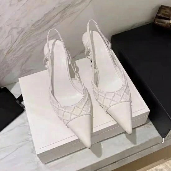 ヒール チェック柄 シューズ お出 エレガント レディース パンプス ポインテッドトウ バックストラップ カジュアル 靴 きれいめ