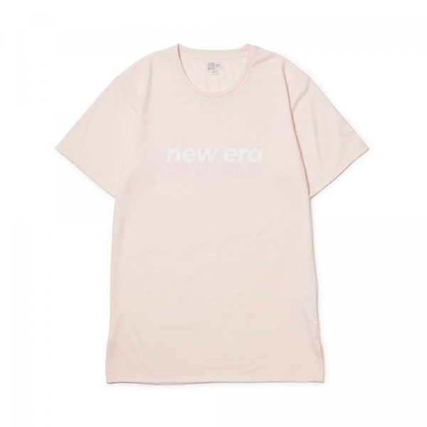 ニューエラ NEW ERA Womens 半袖 テック ロングレングス Tシャツ ライトピンク 14411949