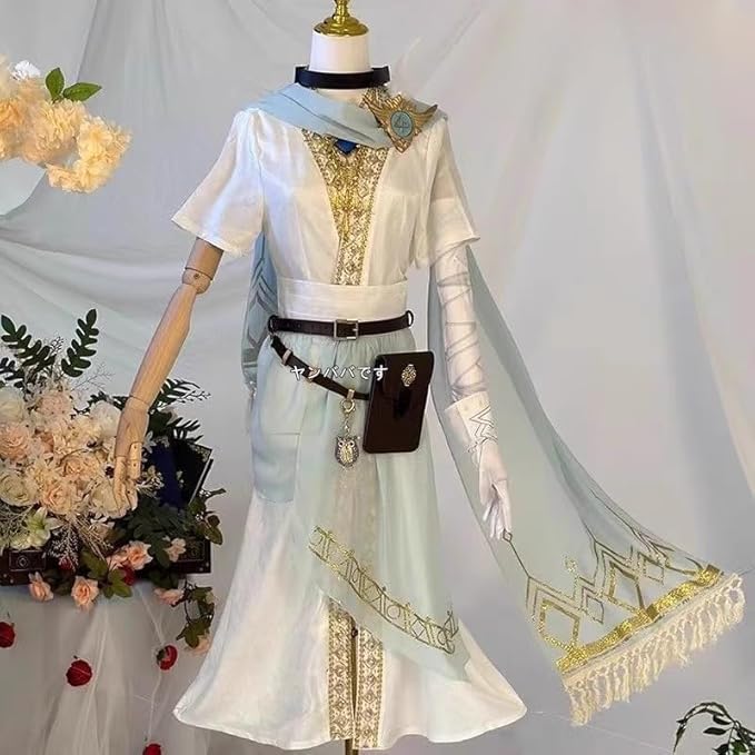 第五人格 純白の預言者 「ホワイト」 イライ・クラーク 占い師 コスプレ衣装(ウィッグ 靴別売り)