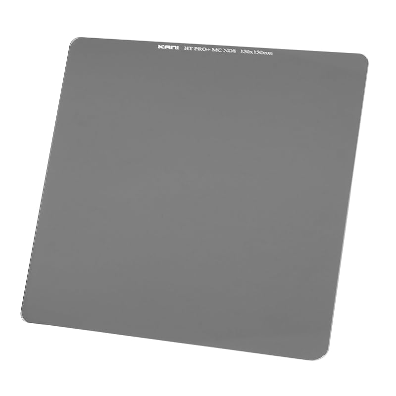 KANI 150mm幅 角型フィルター NDフィルター HT PRO+ MC ND8 150×150mm 減光効果3絞り分 色カブリ抑制 低反射 撥水 撥油 防汚 ナノコーティング 801869