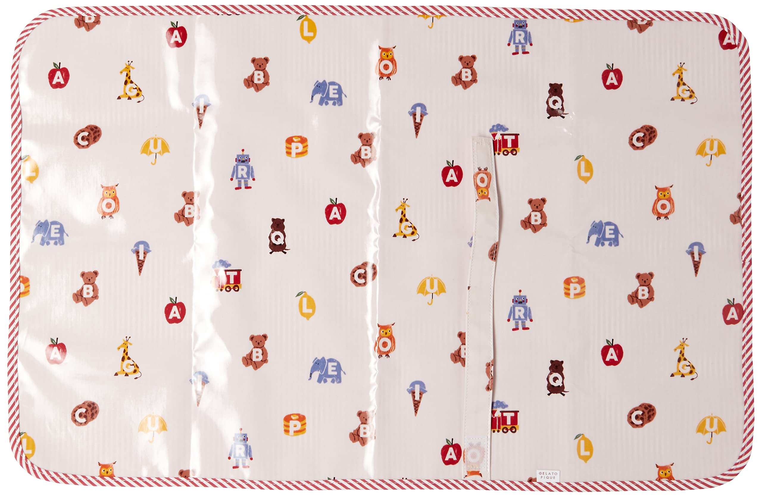 [ジェラート ピケ] アルファベット柄おむつシート PBGG231560 PNK