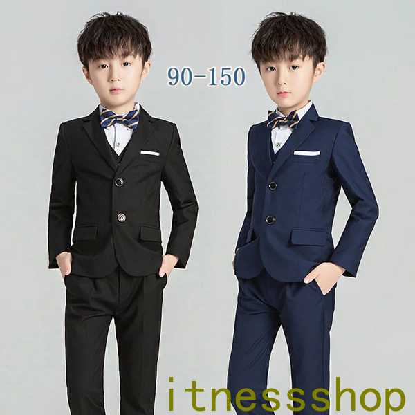 新品 ギフト 小学校 卒業式 スーツ 男子 フォーマル 男の子 子供 スーツ 子供服 卒業式 七五三 結婚式 入学式 発表会 男の子用スーツ 3/4/5点セットスーツ+ズボン+シャツ+ネクタイ+ベスト