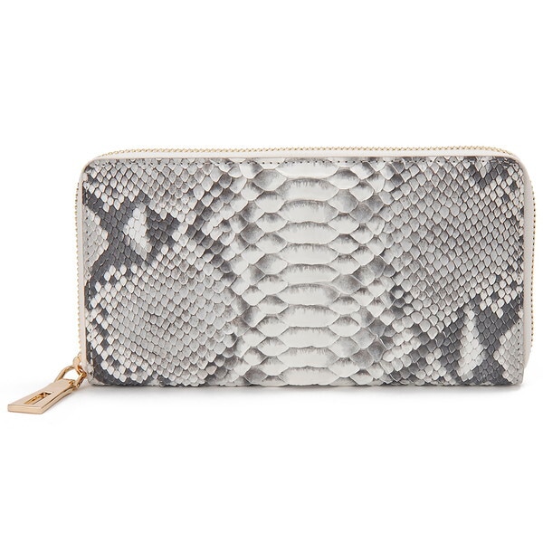 ロダニア ダイヤモンドパイソン ラウンド長財布 RDOP276NAL ナチュラル