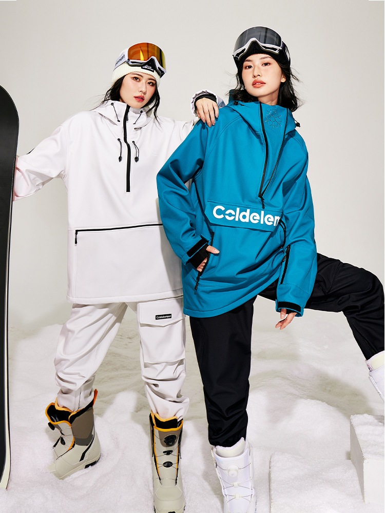 スノーボード ウェア スキーウェア 上下セット メンズ レディース 耐水19000mmH2O 男女兼用 ロングパンツ ジャケット アウター 韓国風 スノボウェア 半ジップアップパーカー プルオーバー