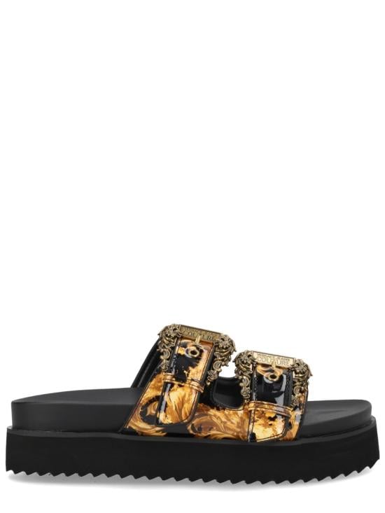 VERSACE Women Sandals 80VA3SM1 ZS366G89 BLACK