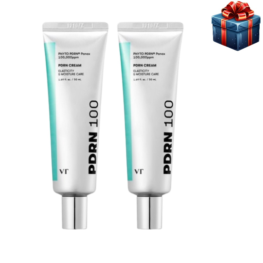 [韓国人気1+1] PDRN クリーム 100 50ml+50ml 総 100ml 鎮静 スッキリ 密着 水分 水光 スキンケア 正規品 光彩 活力 生き生き密着 トーンアップ 手軽な水分保湿 つぶつ