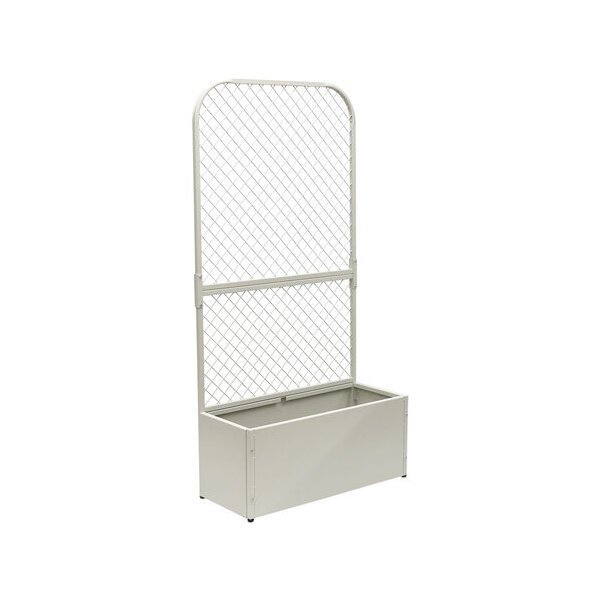 住まいスタイル TW001WHT プランターBOX付きフェンス TWILL(ツイル) アイボリーホワイト メーカー直送
