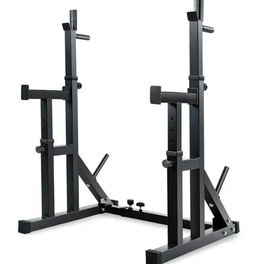 フィットネス器具重量挙げベッドバーベルフレーム多機能バーベルフレーム負荷調整可能なウェイトリフティングベンチスクワットラック フレームフィットネスバーベルラック