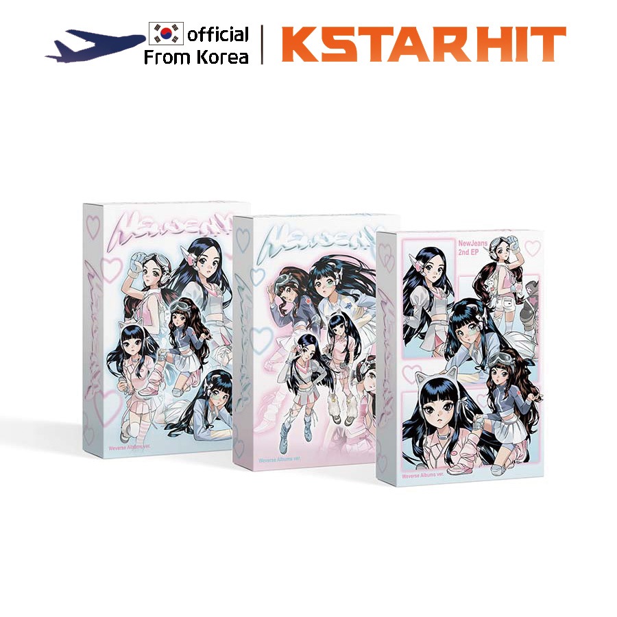 (3種セット) NewJeans - 2nd EPアルバム[Get Up] (Weverse Albums ver.)