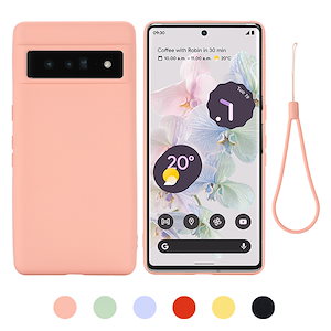 Google7pro Google pixel 4 Pixel 5 Pixel 6 Pixel7/8/9 スマホケース 紐付き 液体シリコン カバー 衝撃吸収 指紋防止 保護ケース 携帯電話ケース