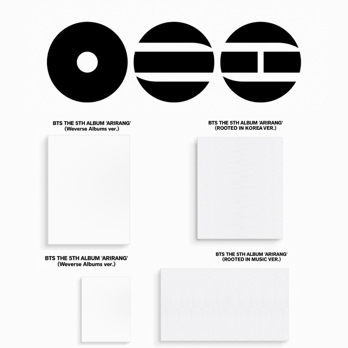 【CD】【4種セット】【レビューで店舗特典付】【和訳選択】BTS - The 5th Album [ARIRANG] 防弾少年団 5集アルバム