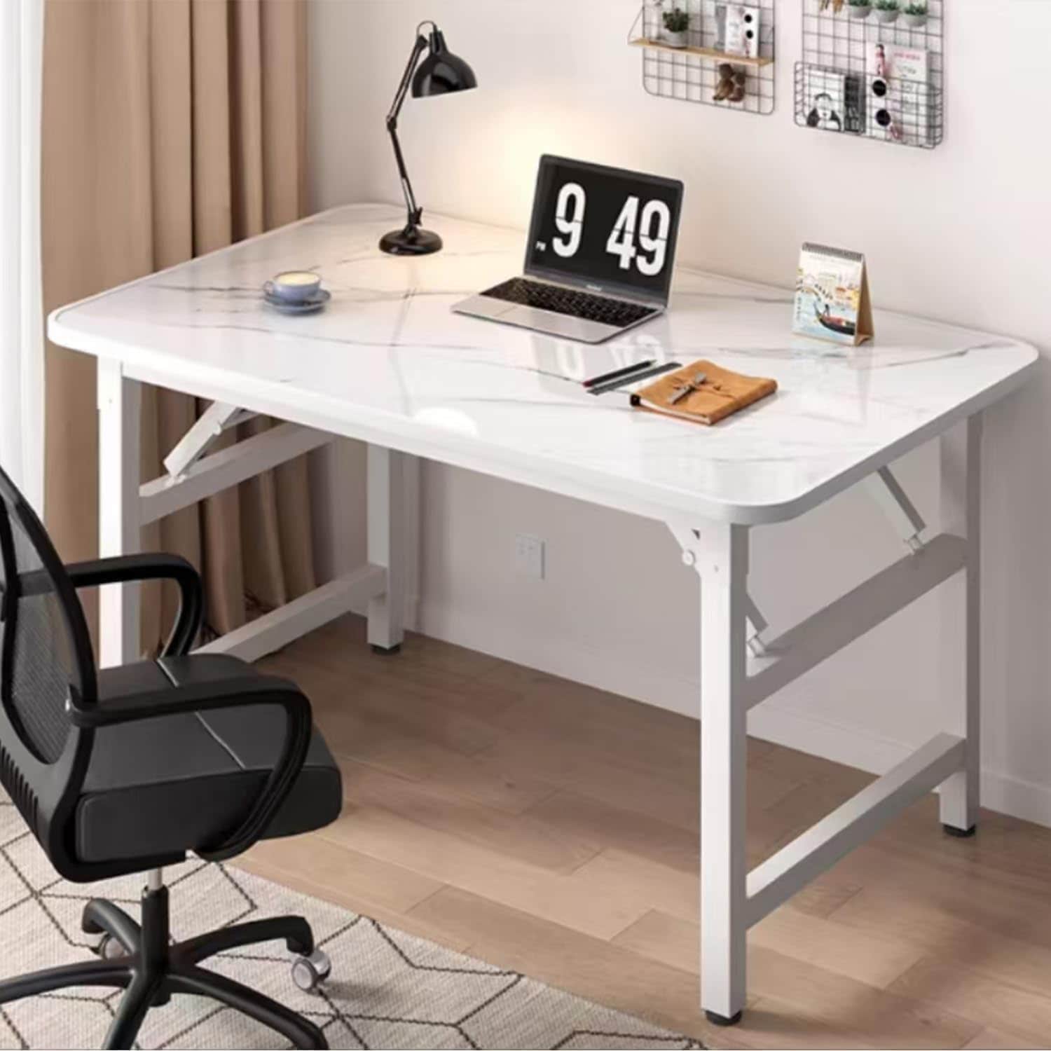 PQNLXLN 折りたたみデスク 組立不要 完成品 テーブル 在宅勤務 作業台 勉強机 アウトドア使用可能