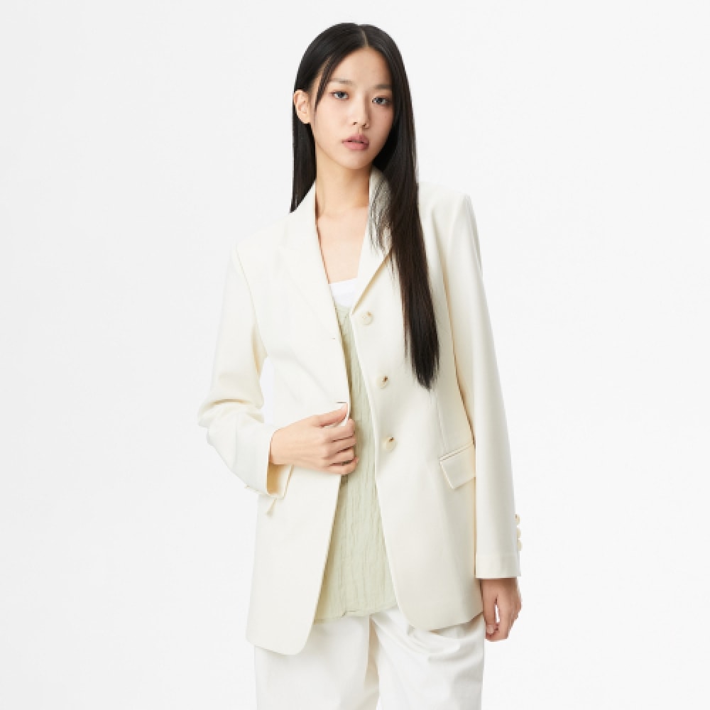 MIXXO テーラードスリムフィットロングジャケット_MIWJKF412B