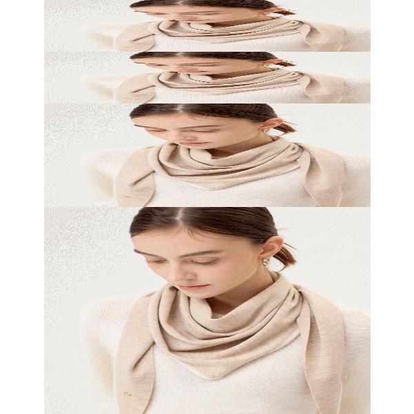 [25FW] [カシミア混紡] カシミア混紡ニットスカーフ DCSC5F131I2