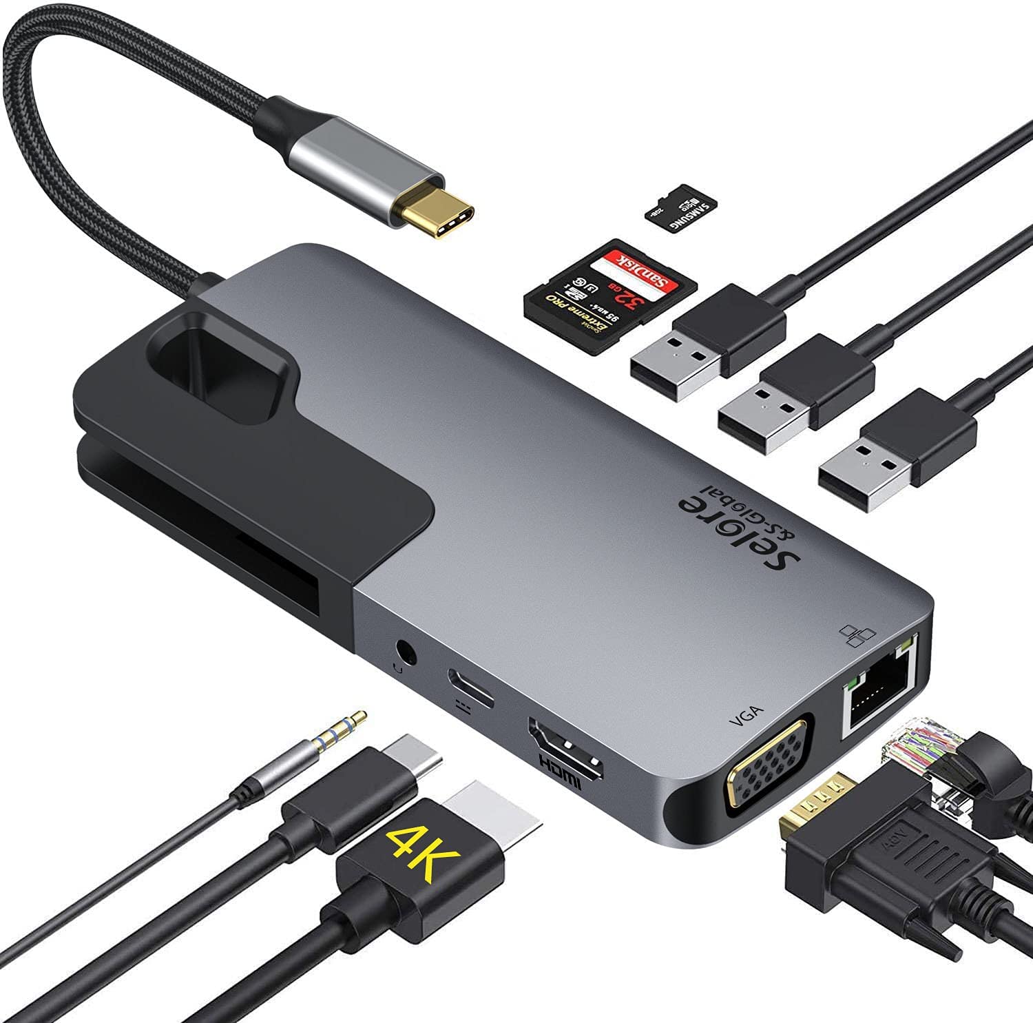 【本日限定価格】 USB c type デバイスに対応可能なドッキングステーション C およびほかの 5,068円