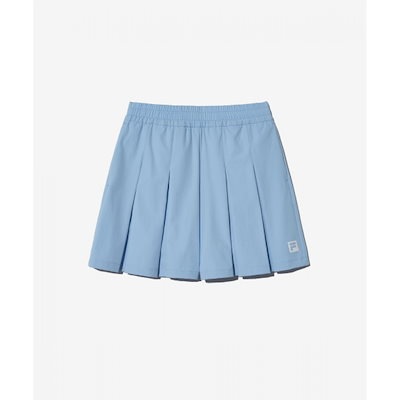 フィラ] マルチスカート FILA ホワイトTシャツとマルチカラースカート