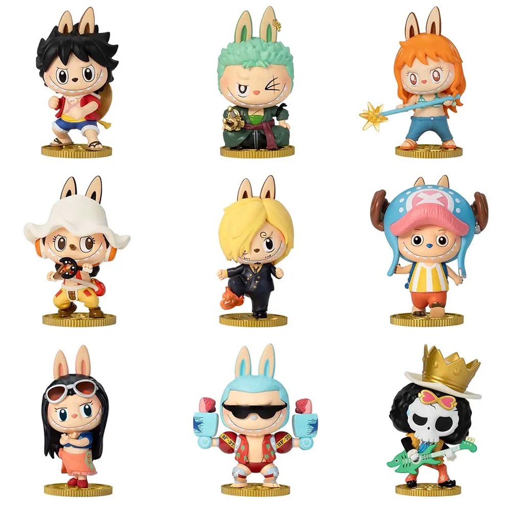 公式正規品POP MART LABUBU THE MONSTERS × ワンピースシリーズモデル ガチャポン ブラインドボックス フィギュアモデル サプライズギフト